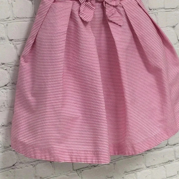 Like New Janie & Jack Pink Stripe Pleated Formal Dress size 3T - Picture 3 of 7
